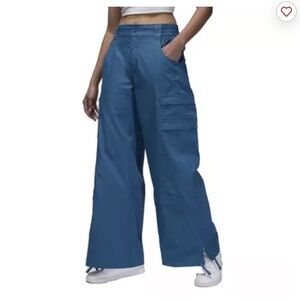 Jordan Women's Blue Wide-Leg Pants
